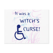 It Was A Witch's Curse: Disability Post Cards
