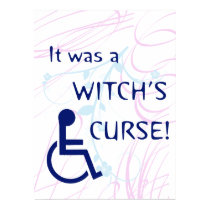 It Was A Witch's Curse: Disability posters