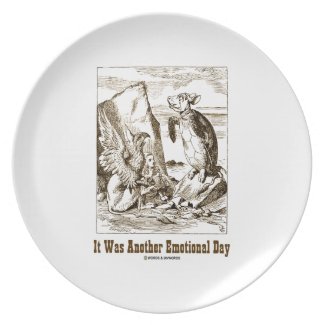 It Was Another Emotional Day (Alice Mock Turtle) Party Plate