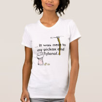 ... It was next to my... t-shirts