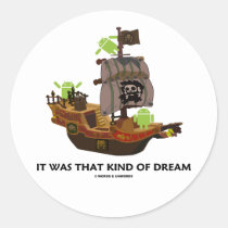 It Was That Kind Of Dream (Android Ghost Ship) Sticker