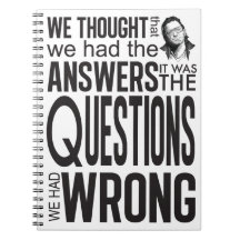 It Was The Questions We Had Wrong Note Books