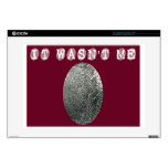 It wasn't me in red laptop skin