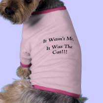 It Wasn't Me, It Was The Cat!!! pet clothing