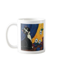 It Wasn't Me - Tuxedo Cat mugs by BeMusedArt It Wasn't Me - Tuxedo Cat mugs