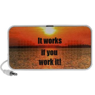 It Works If You Work It Portable Speaker
