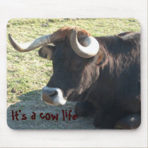 It'a a cow life mousepad mousepads