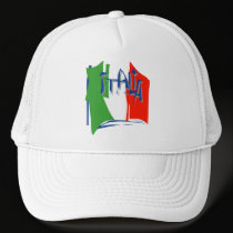 Italia Flag hats