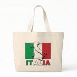 Italia Flag Land Tote Bag