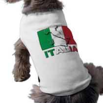 Italia Flag Land Doggie Tshirt