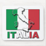Italia Flag Land Mousepads