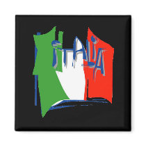 Italia Flag magnets