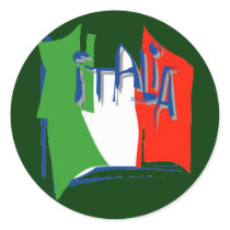 Italia Flag stickers