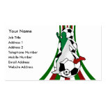 italia, football soccer coach business cards