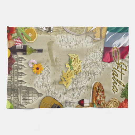 Italia Hand Towels Zazzle