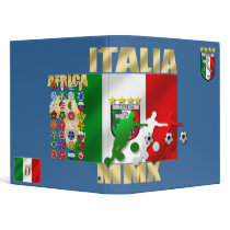 Italia MMX Italy flag soccer players artwork gifts binders by Calcio Italia MMX Italy flag soccer players artwork gifts binders