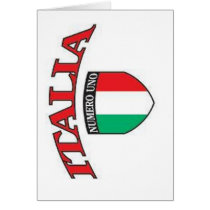 Italia Numero Uno card by rjvalentic Italia Numero Uno card