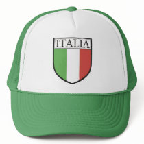 Italia Shield Hat / Italy Flag Cap