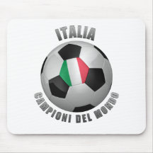 ITALIA SOCCER CHAMPIONS MOUSE PADS