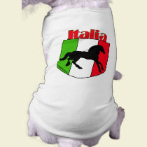 Italia Stallion Crest pet clothing by malibuitalian Italia Stallion Crest pet clothing