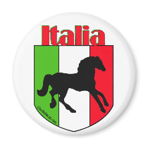 Italia Stallion Crest magnets