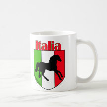 Italia Stallion Crest Mugs