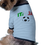 Italia world cup 2010 dog t-shirt