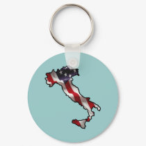 Italian American Flag keychains by biscottimafia Italian American Flag keychains