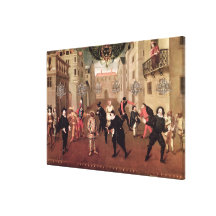 Italian and French Comedians Gallery Wrap Canvas
