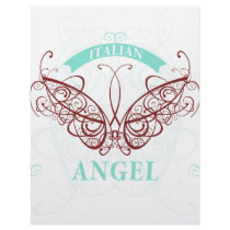 Italian Angel letterhead by EthnoShirts Italian Angel letterhead