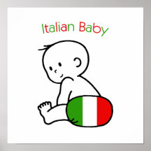 Italian Baby Poster