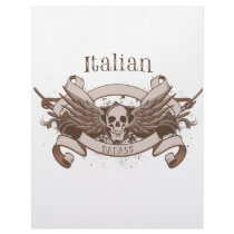 Italian Badass letterhead by EthnoShirts Italian Badass letterhead