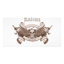 Italian Badass Personalized Photo Card