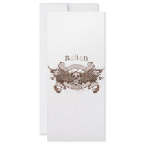 Italian Badass rack cards by EthnoShirts Italian Badass rack cards