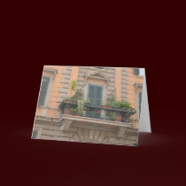 Italian Balcony Card cards