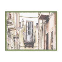 Italian Balcony Postcard by nextstopitaly Italian Balcony Postcard