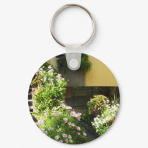 Italian Balcony with flowers keychains by foreverspring Italian Balcony with flowers keychains