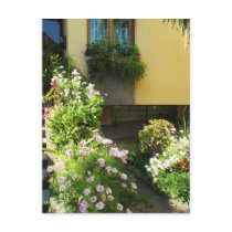 Italian Balcony with flowers postcards by foreverspring Italian Balcony with flowers postcards