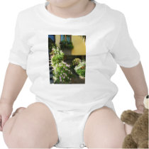 Italian Balcony with flowers t-shirts by foreverspring Italian Balcony with flowers t-shirts