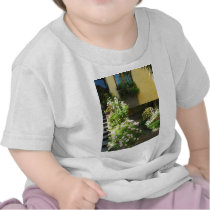 Italian Balcony with flowers t-shirts by foreverspring Italian Balcony with flowers t-shirts