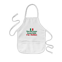 Italian Bocce Balls Aprons