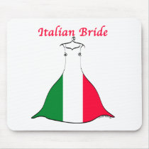 Italian Bride mousepads