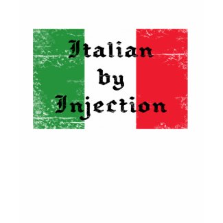 Italian by Injection Funny Womens Cap Sleeve Shirt shirt