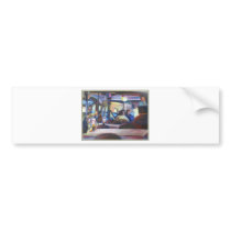 Italian Cafe bumper stickers by kateconnollystudio Italian Cafe bumper stickers