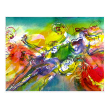 ITALIAN CARNIVAL / Dance,Music,Theater Post Card