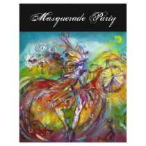 ITALIAN CARNIVAL Masquerade Ball,Dance and Music Flyer Design