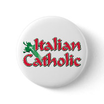 Italian Catholic Cross buttons