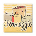 Italian Cheese Kitchen Magnet by pinkinkart Italian Cheese Kitchen Magnet