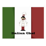 Italian Chef #1 Recipe Card Postcard