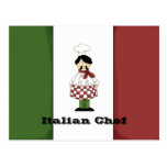 Italian Chef #2 Recipe Card Postcard